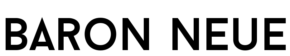 Baron Neue cкачати шрифт безкоштовно